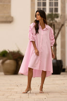 VESTIDO FERRACHE CAMISEIRO RISCAS - Carla Valente