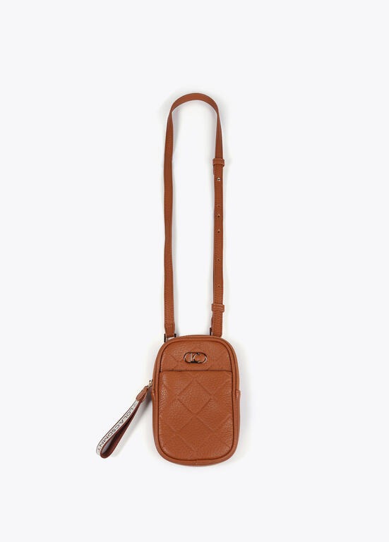 BANDOLERA LOLA CASADMNT CROSSBODY EFEITO COURO LOGO OVAL EM LOSANGO - Carla Valente