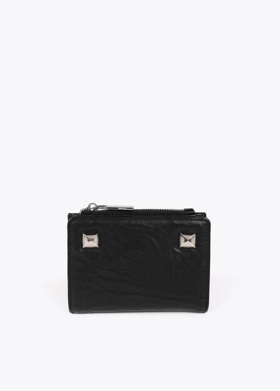 PORTA-MOEDAS LOLA CASADMNT PELE ENRUGADA COM TACHAS - Carla Valente