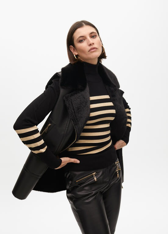 COLETE LOLA CASADMNT MIDI DUPLA FACE COM ZIP - Carla Valente