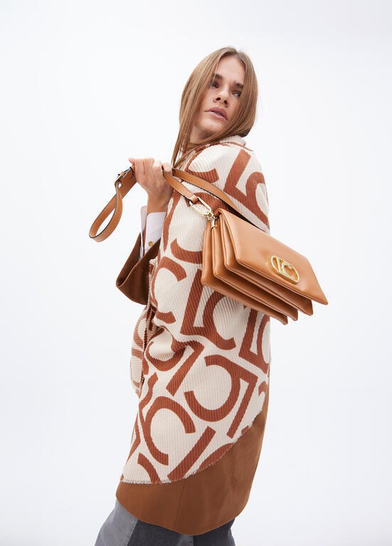 BOLSA LOLA CASADMNT TIRACOLO EFEITO COURO TRÊS COMPARTIMENTOS - Carla Valente