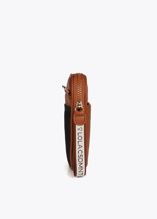 BANDOLERA LOLA CASADMNT CROSSBODY EFEITO COURO LOGO OVAL EM LOSANGO - Carla Valente