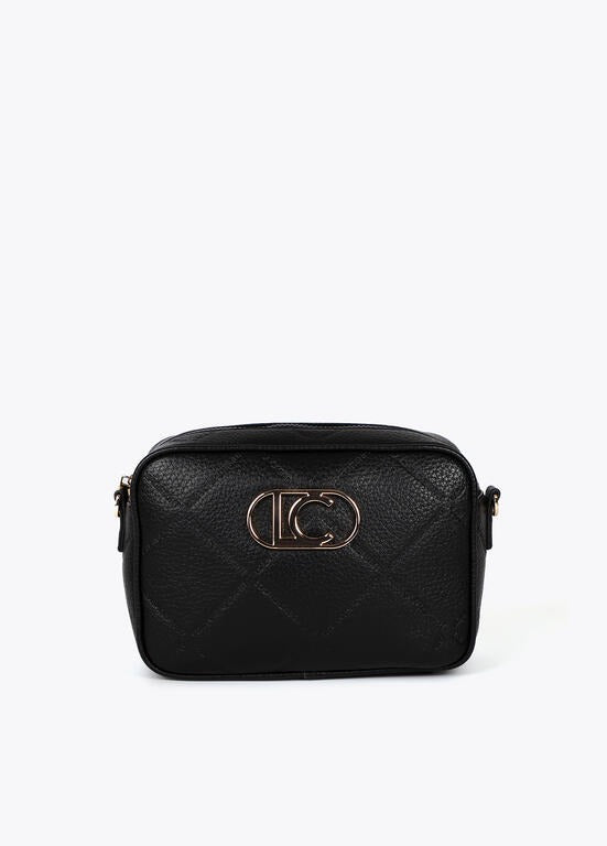 BANDOLERA LOLA CASADMNT CROSSBODY EFEITO COURO LOGO OVAL EM LOSANGO - Carla Valente