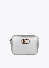 BANDOLERA LOLA CASADMNT CROSSBODY EFEITO COURO LOGO OVAL EM LOSANGO - Carla Valente