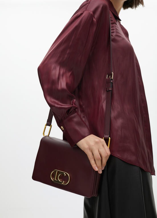 BOLSA LOLA CASADMNT TIRACOLO EFEITO COURO TRÊS COMPARTIMENTOS - Carla Valente