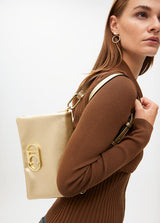 BOLSA LOLA CASADMNT TIRACOLO EFEITO COURO TRÊS COMPARTIMENTOS - Carla Valente