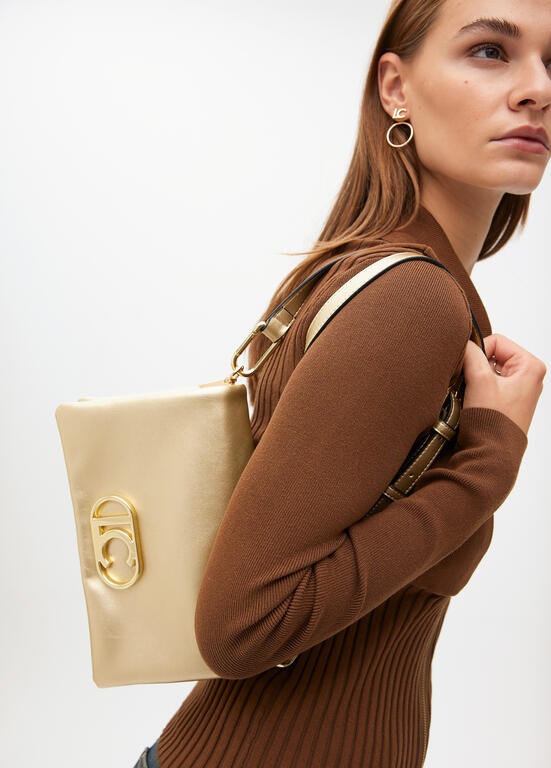 BOLSA LOLA CASADMNT TIRACOLO EFEITO COURO TRÊS COMPARTIMENTOS - Carla Valente