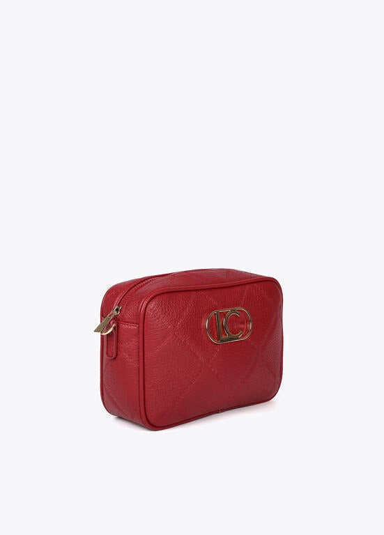 BANDOLERA LOLA CASADMNT CROSSBODY EFEITO COURO LOGO OVAL EM LOSANGO - Carla Valente