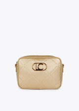 BANDOLERA LOLA CASADMNT CROSSBODY EFEITO COURO LOGO OVAL EM LOSANGO - Carla Valente