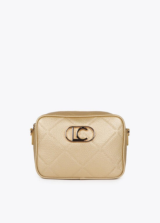 BANDOLERA LOLA CASADMNT CROSSBODY EFEITO COURO LOGO OVAL EM LOSANGO - Carla Valente