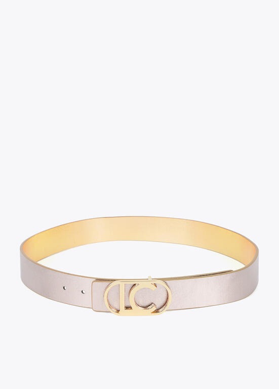 CINTO LOLA CASADMNT METÁLICO REVERSÍVEL COM FIVELA OVAL - Carla Valente