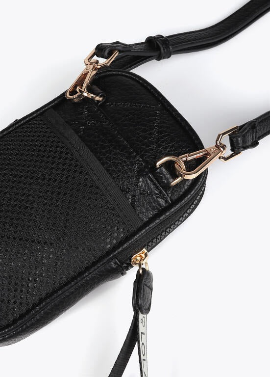 BANDOLERA LOLA CASADMNT CROSSBODY EFEITO COURO LOGO OVAL EM LOSANGO - Carla Valente