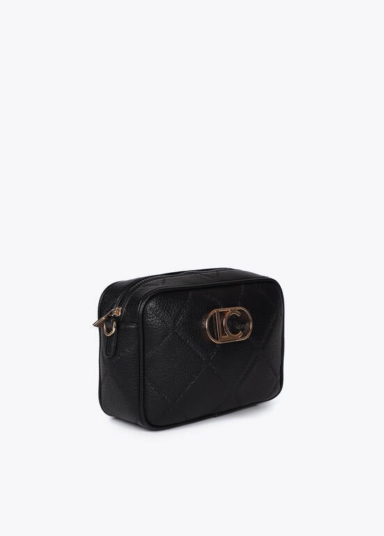 BANDOLERA LOLA CASADMNT CROSSBODY EFEITO COURO LOGO OVAL EM LOSANGO - Carla Valente