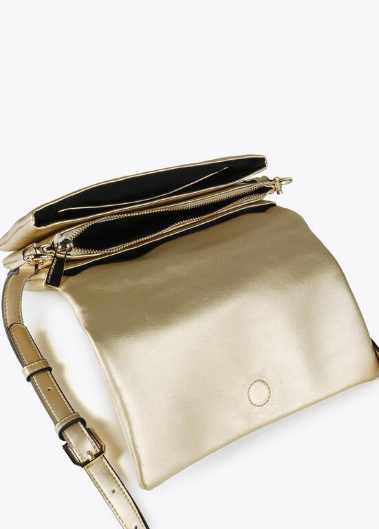 BOLSA LOLA CASADMNT TIRACOLO EFEITO COURO TRÊS COMPARTIMENTOS - Carla Valente