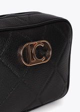 BANDOLERA LOLA CASADMNT CROSSBODY EFEITO COURO LOGO OVAL EM LOSANGO - Carla Valente