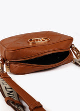BANDOLERA LOLA CASADMNT CROSSBODY EFEITO COURO LOGO OVAL EM LOSANGO - Carla Valente