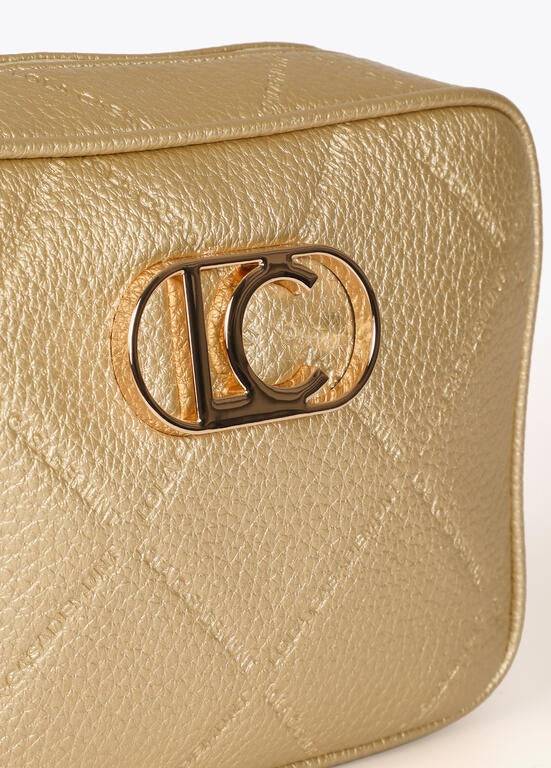 BANDOLERA LOLA CASADMNT CROSSBODY EFEITO COURO LOGO OVAL EM LOSANGO - Carla Valente