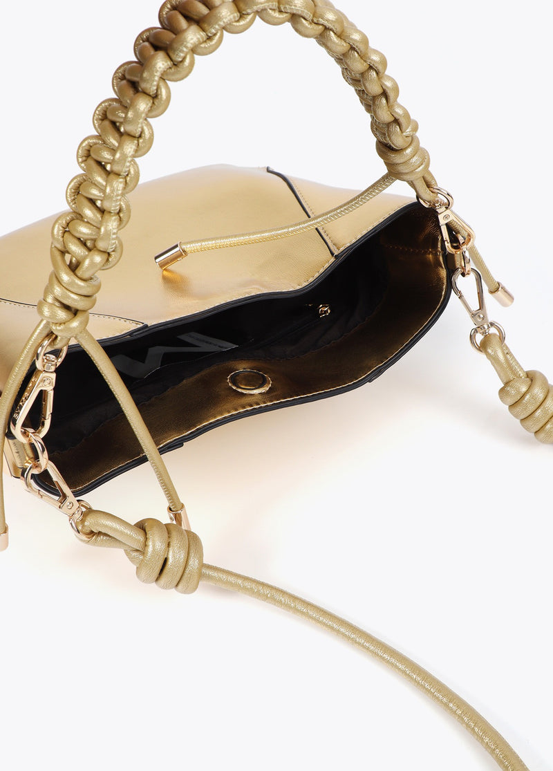 BOLSA MAITE COM ALÇA TRANÇADA ECO PELE - Carla Valente