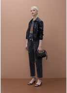 JACKET MAITE COM TACHAS REDONDAS EFEITO PELE - Carla Valente