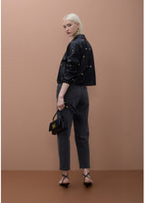 JACKET MAITE COM TACHAS REDONDAS EFEITO PELE - Carla Valente