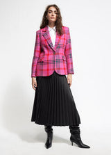 BLAZER LOLA CASADMNT TWEED QUADRADOS