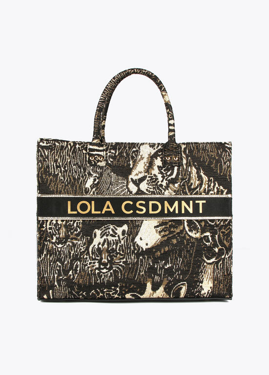 CARTEIRA SHOPPER LOLA CASADMNT TECIDO JACQUARD