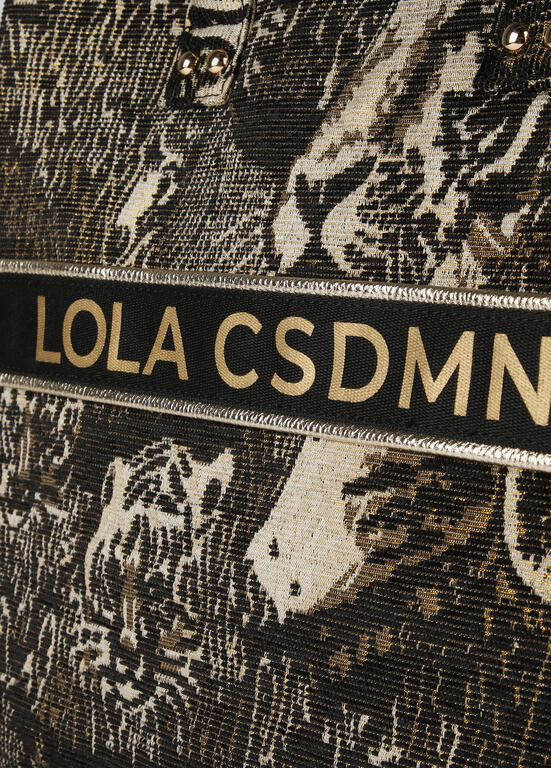 CARTEIRA SHOPPER LOLA CASADMNT TECIDO JACQUARD