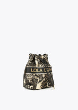 BOLSA LOLA CASADMNT BUCKET JACQUARD ANIMAL