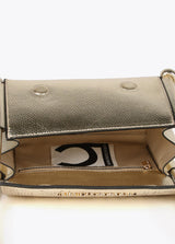 CARTEIRA LOLA CASADMNT CROSSBODY MÉTALICA