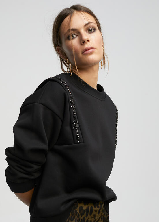 SWEATSHIRT LOLA CASADMNT C/BRILHANTES