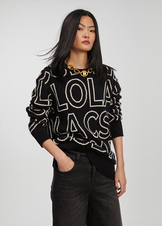 JERSEY LOLA CASDMNT LOGOTIPADO OVERSIZED