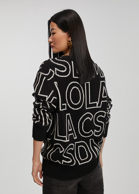 JERSEY LOLA CASDMNT LOGOTIPADO OVERSIZED