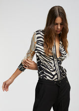 CAMISA LOLA CASADMNT COMBINADA ZEBRA