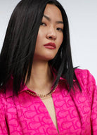 CAMISA LOLA CASADMNT C/LENÇO JACQUARD LOGO - Carla Valente