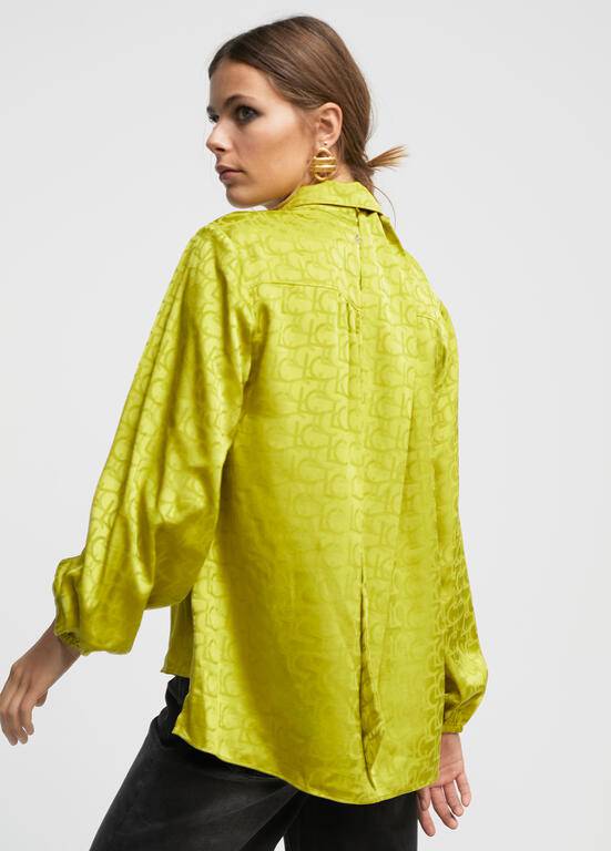 CAMISA LOLA CASADMNT C/LENÇO JACQUARD LOGO - Carla Valente