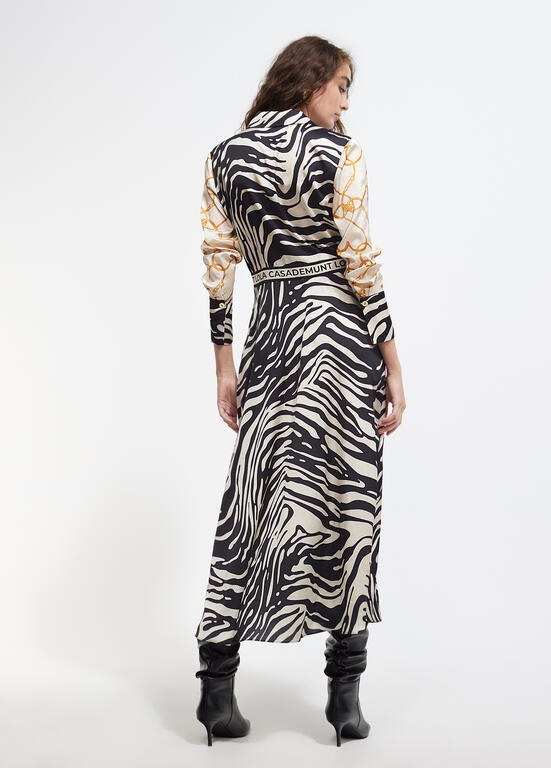 VESTIDO LOLA CASADMNT COMBINADO ZEBRA