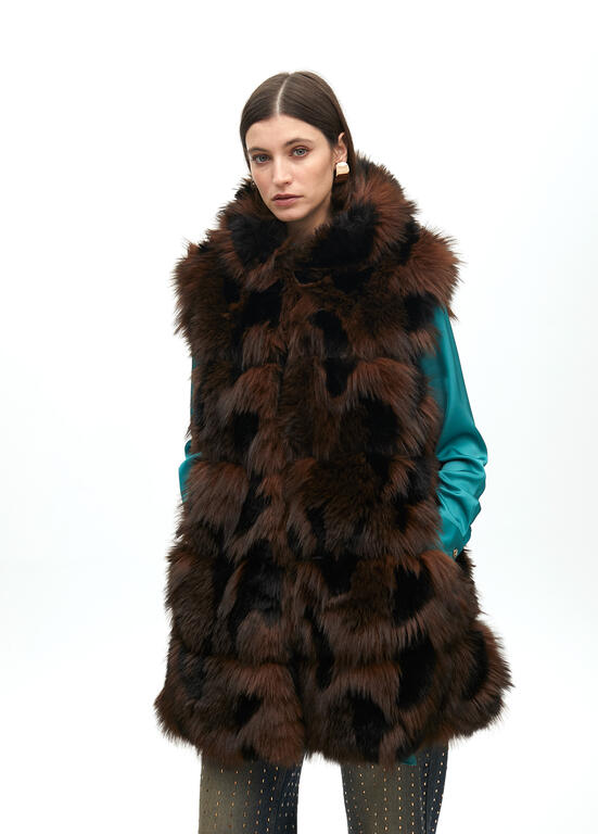COLETE LOLA CASADMNT PELO FAKE FUR LONGO FORRO ANML PRINT - Carla Valente