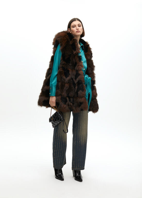 COLETE LOLA CASADMNT PELO FAKE FUR LONGO FORRO ANML PRINT - Carla Valente