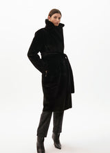 CASACO LOLA CASDMNT COMPRIDO COM GOLA DE PELO - Carla Valente