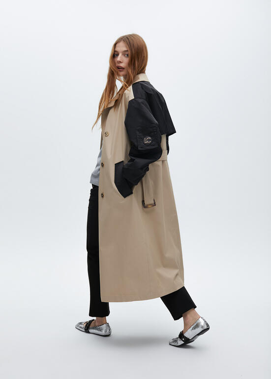 TRENCH COAT LOLA CASADMNT MANGA COMBINADA - Carla Valente