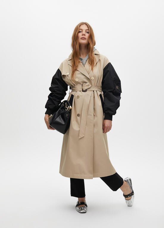 TRENCH COAT LOLA CASADMNT MANGA COMBINADA - Carla Valente