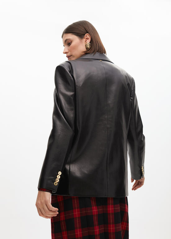 BLAZER LOLA CASADMNT DE COURO STRAIGHT - Carla Valente