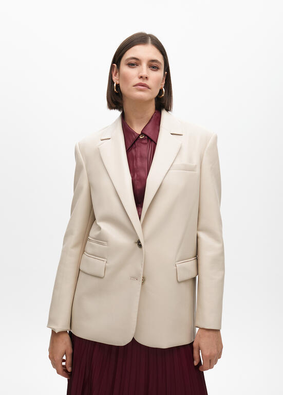 BLAZER LOLA CASADMNT DE COURO STRAIGHT - Carla Valente