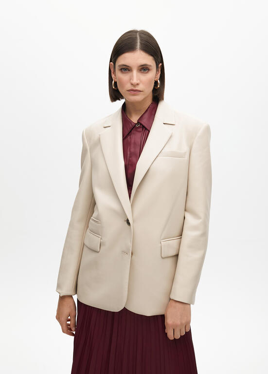 BLAZER LOLA CASADMNT DE COURO STRAIGHT - Carla Valente