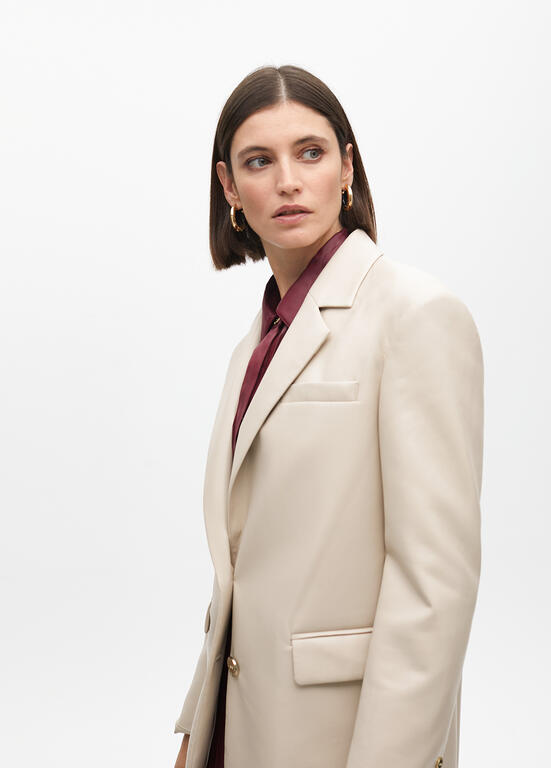 BLAZER LOLA CASADMNT DE COURO STRAIGHT - Carla Valente