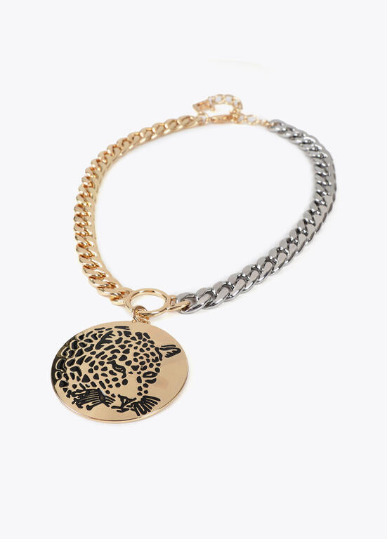 COLAR LOLA CASADMNT COMBINADA C/MEDALHÃO JOIA TIGRE - Carla Valente