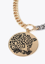 COLAR LOLA CASADMNT COMBINADA C/MEDALHÃO JOIA TIGRE - Carla Valente