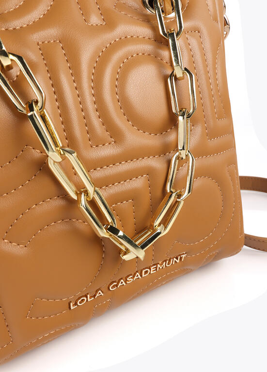 MINI SHOPPER BAG LOLA CASADMNT ACOLCHOADA LOGOTIPADA - Carla Valente