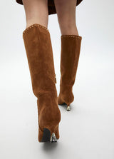 BOTA LOLA CASADMNT CANO ALTO TACÃO PERSONALIZADO E TACHAS - Carla Valente