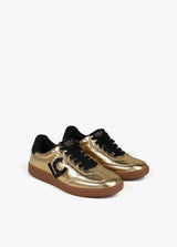 TÉNIS LOLA CASADMNT METALIZADA COM DETALHES EM GLITTER - Carla Valente